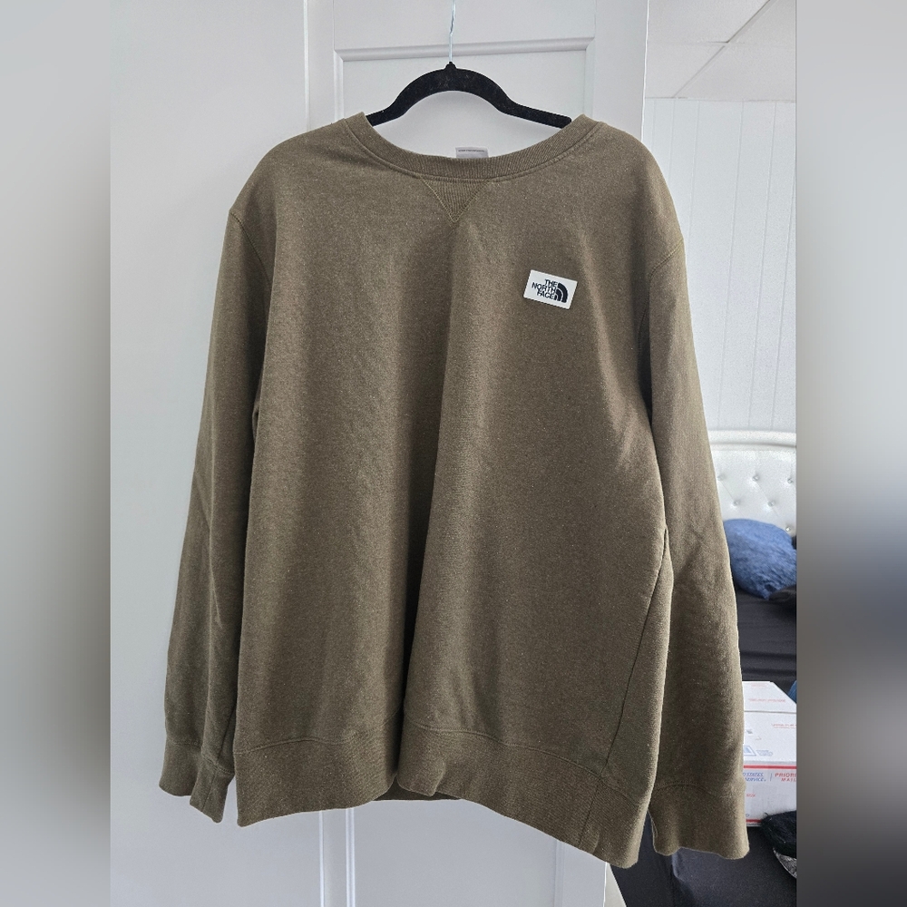 The North Face Men's Olive Crewneck Sweater